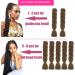 Just Another One 24inch Hair Extensions for Jumbo Braiding Colourful Pre Stretched Hair Heat Resistant Yaki Synthetic African Box Braids Crochet Twist hair for Women Girls & Unisex Medium Brown 27 Medium Brown 24 inches - Buy Online on GoSupps.com