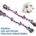 YAUNGEL 95cm XXL Dog Rope Toy | Heavy Duty Interactive Toy for Aggressive Chewers | Tough Twisted Rope with 5 Knots | For Medium Large Dogs | Mixed Colors - Buy Online on GoSupps.com