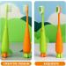 Frcolor 16 STK Carrot Toothbrush Set for Kids | Manual Oral Care & Toddler Brushes | Fun Effective Dental Care - Buy Online on GoSupps.com