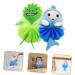 Minkissy Kids Loofah 2pcs - Bath Ball Sponge Accessories for Babies | Soft Polyethylene Shower Sponge - Buy Online on GoSupps.com