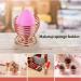 2 Pieces Makeup Blender Sponge Holder - Rose Gold & Silver Metal Stand for Makeup Sponges | International Shipping - Buy Online on GoSupps.com