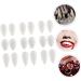 Ibasenice Halloween Accessories - 18 Artificial Dentures Cosplay Tools for Vampires | Safe & Realistic Fake Teeth Decorations - Buy Online on GoSupps.com