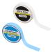 YMHPRIDE 2 PCS Lace Front Wig Support Tape Double Sided Adhesive Roll Sticky Tape Wig Tape Replacement Tape for Salon Hair Extensions Hairpiece Toupee Hair Weft (Blue and White Tape 1CM * 3Yard) 2 Roll 1CM * 3Yard 1 Blue& 1 White - 1 Comfort& 1 Super Stic