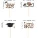 KLUFO Graduation Cupcake Toppers 2023 - Graduation Cupcake Toppers 2023 - Class of 2023 Graduation Cupcake Toppers Diploma Grad Caps Cake Toppers Picks for Graduation Gold - Buy Online on GoSupps.com