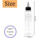 SGFKOP Oil Bottle For Hair 3 PCS Hair Oil Applicator Bottle 110ml Hair Dye Nozzle Bottle With Scale Ratio Measurement For Salon Hair Care Coloring Paint Art Glue - Buy Online on GoSupps.com