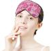 Buy Pink Elements Paisley Sleep Mask for Women - Adjustable Eye Shades Cover with Elastic Strap - Perfect for Travel & Relaxation - Buy Online on GoSupps.com