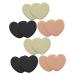 Didiseaon 6 Pairs Love Forefoot Pad Shoe Tongue Pads Adhesive Forefoot Pads Soft Forefoot Pads High Heel Insoles Forefoot Cushion Metatarsal Foot Cushion Half Size Pad Net High Heels