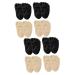 Gatuida Orthotic Insoles 8 Pairs Sponge Forefoot Pad Metatarsal Foot Pads High Heel Grips Shoe Insoles Gel Arch Support Pad High Heel Grip Pads Half Mesh Stretch Fabric Absorb Sweat 4d