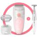 Braun Silk- pil 5 Epilator & Women's Razor - Electric Hair Removal & Bikini Trimmer with Massage Attachment Swiveling Head | Shop Internationally - Buy Online on GoSupps.com