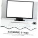 Osaladi Acrylic Keyboard Riser Stand - Anti-Slip Gaming & PC Storage - 43x14cm Inclined Design - Buy Online on GoSupps.com