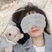 Plush Animal Sleeping Eye Cover for Kids and Adults - Funny Soft Blindfold for Travel and Ice Pack Insert - Buy Online on GoSupps.com