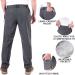 Postropaky Men's Quick Dry Waterproof Hiking Pants - Dark Gray 34W x 32L - Buy Online on GoSupps.com
