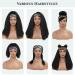 Kinky Straight Headband Wig 20 1B Natural Black - Soft & Natural Italian Yaki Synthetic Half Wig for Black Women - Glueless & Wearable - Buy Online on GoSupps.com