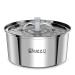 BLUZZO Cat Water Fountain Stainless Steel with Filter, 3.2L/108Oz Large Capacity Automatic Pet Water Fountain, Cat Dog Water Dispenser with Ultra-Quiet Pump for Multiple Pets, Dishwasher Safe ZP01