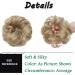 Hair Bun Extension Ash Blonde Curly Messy Updo Scrunchie - Buy Online on GoSupps.com