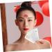 LALADEFIEE 1 Set Hanfu Forehead Patch Makeup Face Template Makeup Forehead Stencil Pvc White - Buy Online on GoSupps.com