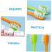 Beaupretty 8-Pack Carrot Travel Toothbrushes for Kids | Durable & Cute Household Oral Care | Perfect for Daily Use - Buy Online on GoSupps.com