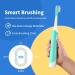ED06 Electric Toothbrush for Teens - Waterproof 4 Sonic Modes Rechargeable Green - Ideal for Boys & Girls - Buy Online on GoSupps.com