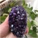 Natural Crystal Rough Natural Amethyst Geode Quartz Cluster Crystal Specimen (Size : 500-600g) - Buy Online on GoSupps.com