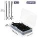 COEETR 150 Black Hair Needles & Wave Shape Clips - Stylish Metal Hair Clips for Girls & Women with Storage Box - Buy Online on GoSupps.com