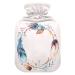 Heat bottle with reference 1 L hard-wearing warm-up bag for hand foot warmer shoulder and neck pain cramps heating press and heat therapy patterns of watercolor flowers and spring wreath