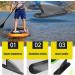 Enfudid 2 Pcs Kayak Skeg Tracking Fin - Universal PVC Replacement Accessory for Surfboard/Canoe Boat - Black - Buy Online on GoSupps.com