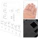 minkissy Acrylic Braille Card Braille Slate Bank Message Notification Braille Card Blinder Attention Card Accessory - Buy Online on GoSupps.com