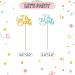 Oh Baby Cupcake Toppers for Baby Shower Welcome Baby Cupcake Toppers Blue & Gold Glitter Cake Decorations for Gender Reveal/1st Birthday Party Supplies - 24pcs blue&gold - Buy Online on GoSupps.com