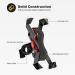 Visnfa Bike Phone Mount - Stable Cradle Clamp with 360 Rotation for iPhone Android GPS - Fits 3.5 to 6.5 inch Devices - Buy Online on GoSupps.com