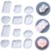 COHEALI 24 Pcs Keychain Mold Molds for Resin Earrings Clay Molds Dice Molds Resin Molds for Diy Square Charm As Shownx2pcs mediumx2pcs - Buy Online on GoSupps.com