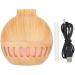 Aromatherapy Diffuser Wood Grain Humidifier Foam Boxing Sticks Diffuser Diffuser Oil 130Ml Diffuser Mute Humidifier Portable USB Cool Mist Humidifier (Light Light Wood Grain - Buy Online on GoSupps.com