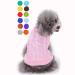 Small dog sweater warm pet sweater cat sweater dog sweatshirt clothing coat clothing for small dogs & kittens rosa XL