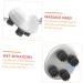 Frcolor Electrical Scalp Massager & Head Scraper - Mini Tool for Cats & Scalp Care - ABS Hair Massage Brush for Relaxation - Buy Online on GoSupps.com