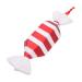 PRETYZOOM 1pc Outdoor Christmas Tree Home Decor Candy Christmas Ornaments Chic Pendant Props Supplies Painted