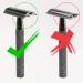 Matte Black Double Edge Safety Razor + 10 Platinum Coated Blades | Men's Single Blade Shaving Razor | Travel Essential for Women | Reusable - Buy Online on GoSupps.com