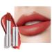LACOMCHIR Moisturizing Shine Lipstick Creamy Finish Hydrating High Pigment Lip Makeup with Rose Oil Cruelty Free Oil Free Gluten Free -01