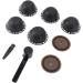 Eujgoov Kit de Dosettes de caf R utilisables 5 Pi ces Capsules de caf Rechargeables Vides avec Couvercles Cuill re Brosse pour Machines Scellage Efficace Capsules de Bricolage (BLACK) - Buy Online on GoSupps.com