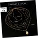 HAPINARY 5 Necklace Necklaces Layer Choker Necklace Jewelry Chain Miss Pendant Fashion - Buy Online on GoSupps.com