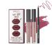 Rose Matte Liquid Lipstick Trio Set - Long-Lasting Waterproof Lip Makeup Gift - Buy Online on GoSupps.com