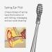 6-in-1 High-Grade Stainless Steel Earwax Removal Kit | Thorough Earwax Remover with Coil Spring Cleaner (Silver) - Buy Online on GoSupps.com