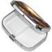 Mountain Sunrise Landscape Pill Case | Cute Travel Pill Organizer - 2 Compartment Small Pill Box for Purse & Gifts - Buy Online on GoSupps.com