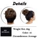 SEGO Curly Bun Hairpiece | Ash Brown Hair Tie Extension for Messy Updos #10 - International Shipping - Buy Online on GoSupps.com