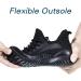 Akk Men's Walking Shoes - Memory Foam Slip-On Sneakers for Athletic Workout, Gym, and Outdoor Activities - Lightweight and Breathable Casual Shoes - Size 13 Black - Buy Online on GoSupps.com