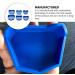 iplusmile 6pcs Silicone Mouthpieces - Dental Lab Model Ex Base Material Fingerprint Mold in Blue | International Shipping Available - Buy Online on GoSupps.com