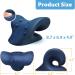 Anzorhal Neck & Shoulder Massage Cushion | Cervical Traction Device for Pain Relief | Dark Blue | Effective Neck Pain Headache & Shoulder Pain Relief - Buy Online on GoSupps.com