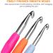 BCMRUN Crochet Hooks Set 14 PCS with Ergonomic Soft Grip Handles | Yarn Knitting Needles Kit for Arthritic Hands | Extra Long Knit Needles & Case | Best Gift for Women - Buy Online on GoSupps.com