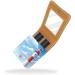 Travel Lipstick Organizer Case - Portable Makeup Bag with Mirror | Beach Lighthouse Seagull Design - Buy Online on GoSupps.com