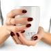 Buy Semi Cured Gel Nail Strips - 20pcs Red Ruby Nail Art Stickers | Full Decal Nail Wraps for Women | UV Light Required Gel Nail Stickers | M Ruby Red Garnet - Buy Online on GoSupps.com