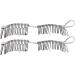 Vintage Hair Comb for Wavy Hair Stretchy Hair Comb Tool Retro Clincher Comb Banana Hair Clips for Women (Blue) - Buy Online on GoSupps.com