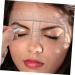 Beatifufu 10pcs Eyebrow Design Ruler Eyebrow Diy Stencil Measuring Ruler Eyebrow Trimming Positioning Ruler - Buy Online on GoSupps.com
